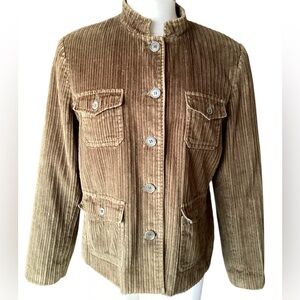 Brown Corduroy Women's Jacket